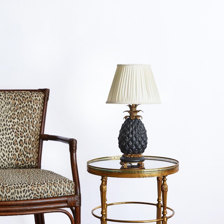 Accessories House of Hackney Lampshades | Arcola Silk Pleated Lampshade-Ecru