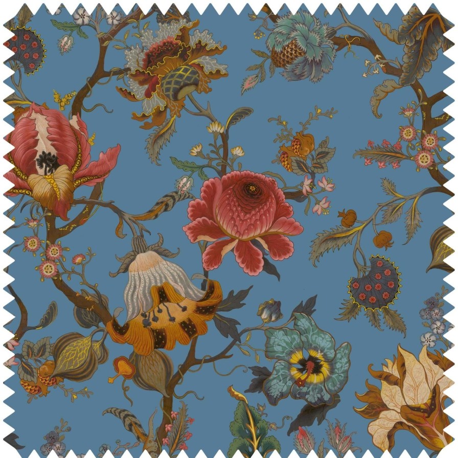 Fabric House of Hackney | Artemis Velvet Blind-Azure