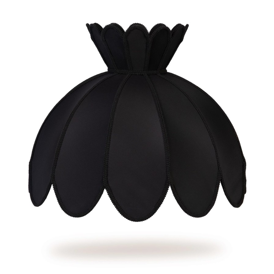 Accessories House of Hackney Lampshades | Galanthus Silk Standard Lampshade-Noir