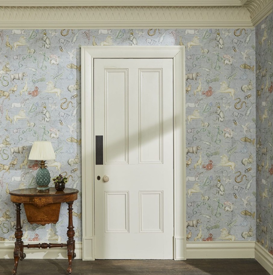 Wallpaper House of Hackney | Cosmos Wallpaper-Celestial Blue