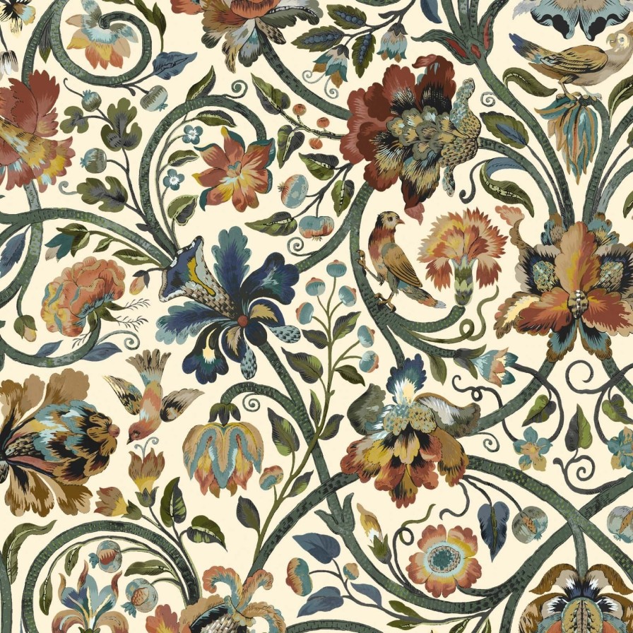 Wallpaper House of Hackney | Gaia Wallpaper-Ecru