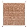 Furnishings House of Hackney Bedding | Anaconda Velvet Blanket-Dusky Pink