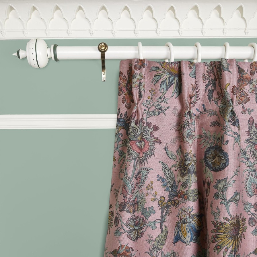Fabric House of Hackney | Florafantasia Jacquard Curtain-Pink