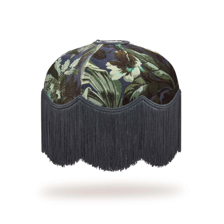 Accessories House of Hackney Lampshades | Limerence Velvet Tilia Lampshade-Ink