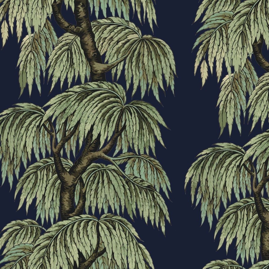 Wallpaper House of Hackney | Babylon Wallpaper Midnight/Willow