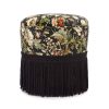 Furnishings House of Hackney Bottomans | Avalon Velvet Bottoman-Noir