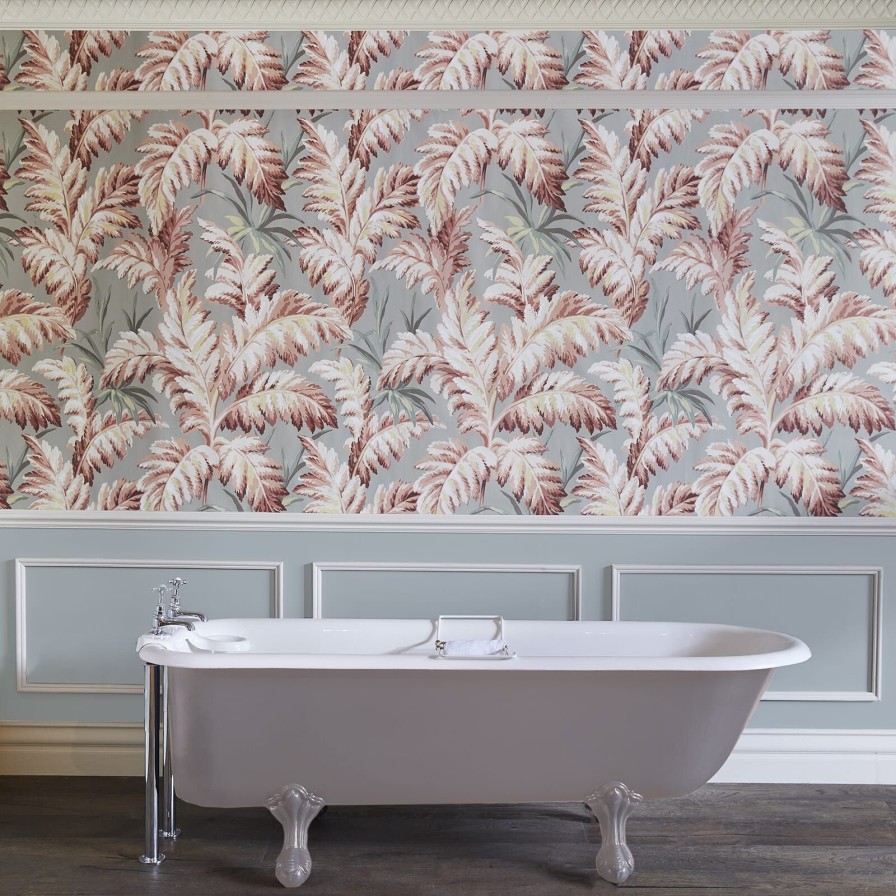 Wallpaper House of Hackney | Pluma Wallpaper-Eau De Nil
