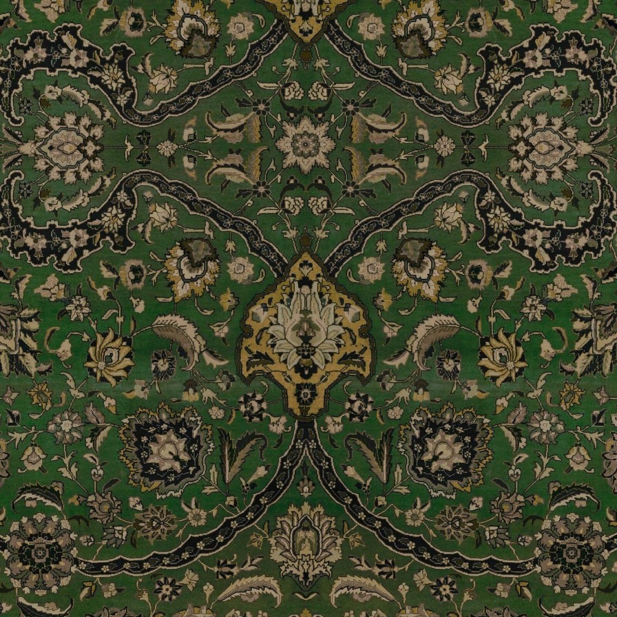 Wallpaper House of Hackney | Zanjan Wallpaper-Juniper Green