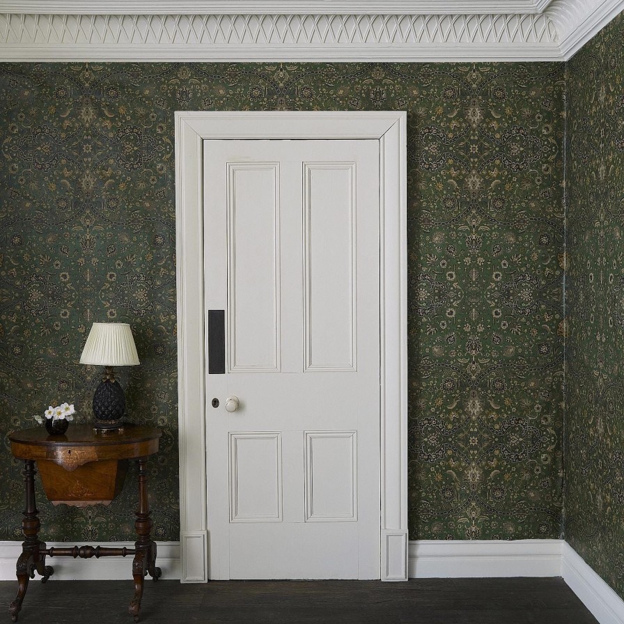 Wallpaper House of Hackney | Zanjan Wallpaper-Juniper Green