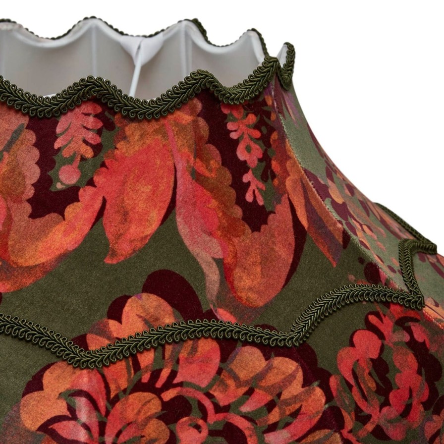 Accessories House of Hackney Lampshades | Amaranthine Velvet Isabella Lampshade-Verdigris