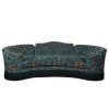 Furnishings House of Hackney Sofas | Majorelle Chenille Cornwallis 3 Seater Sofa-Petrol