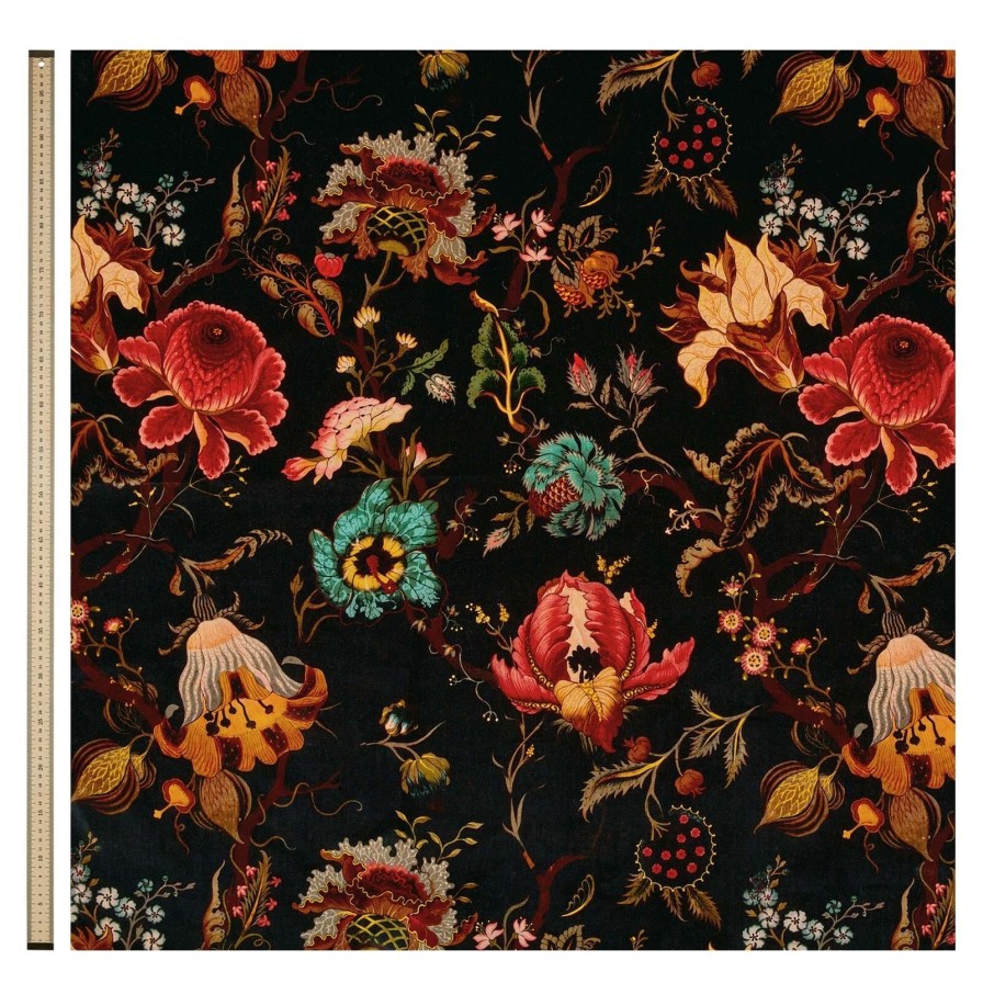 Fabric House of Hackney | Artemis Velvet Blind-Black