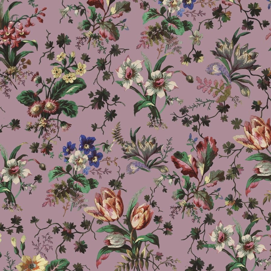 Wallpaper House of Hackney | Tulipa Wallpaper-Tourmaline