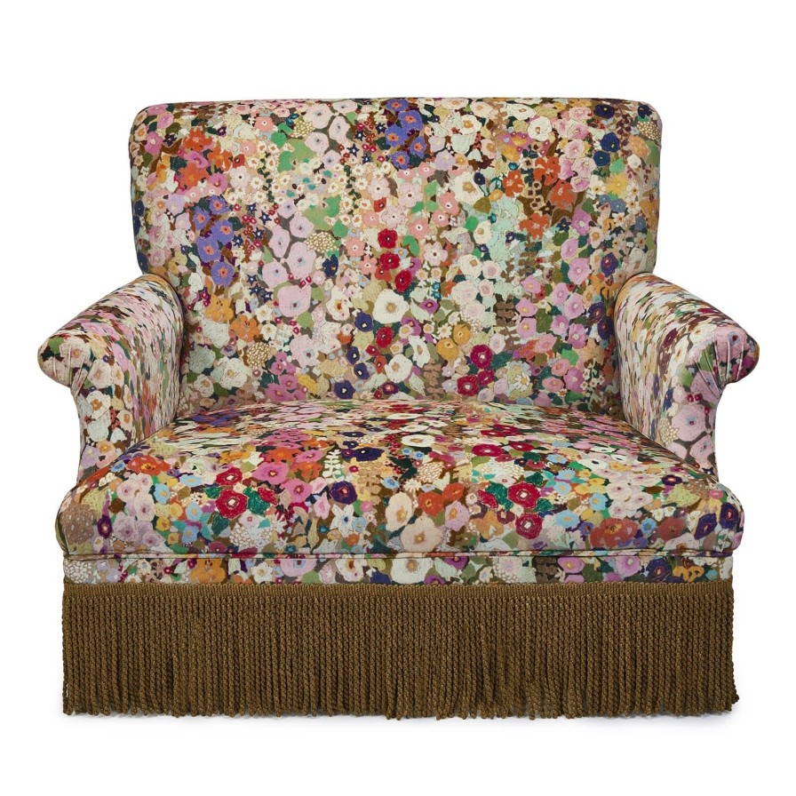 Furnishings House of Hackney Love Seats | Hollyhocks Velvet Loveseat-Spring