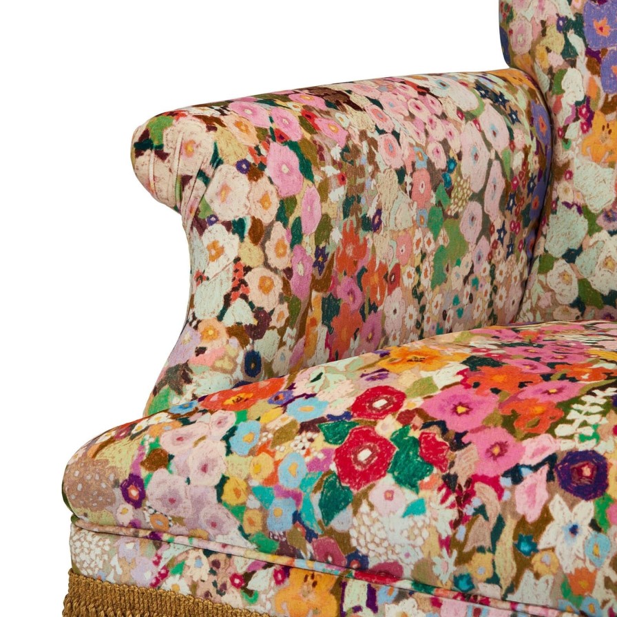 Furnishings House of Hackney Love Seats | Hollyhocks Velvet Loveseat-Spring