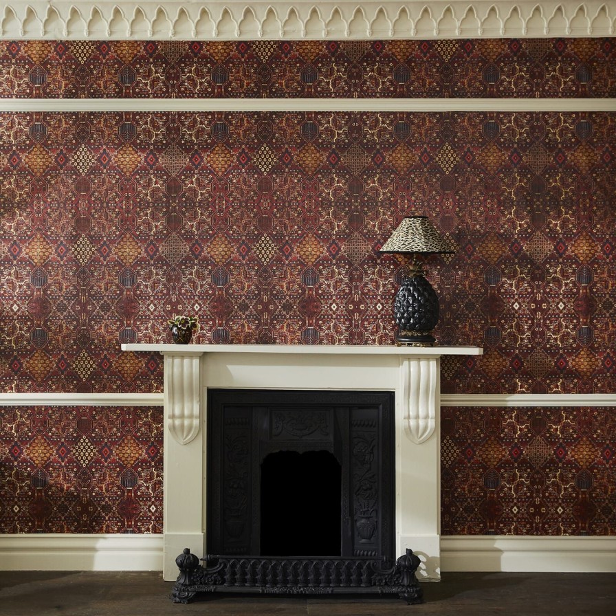 Wallpaper House of Hackney | Mey Meh Wallpaper-Sienna
