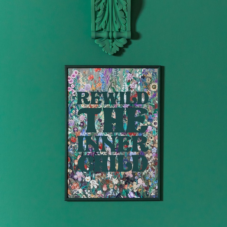 Accessories House of Hackney Art Work | Rewild The Inner Child' Poster