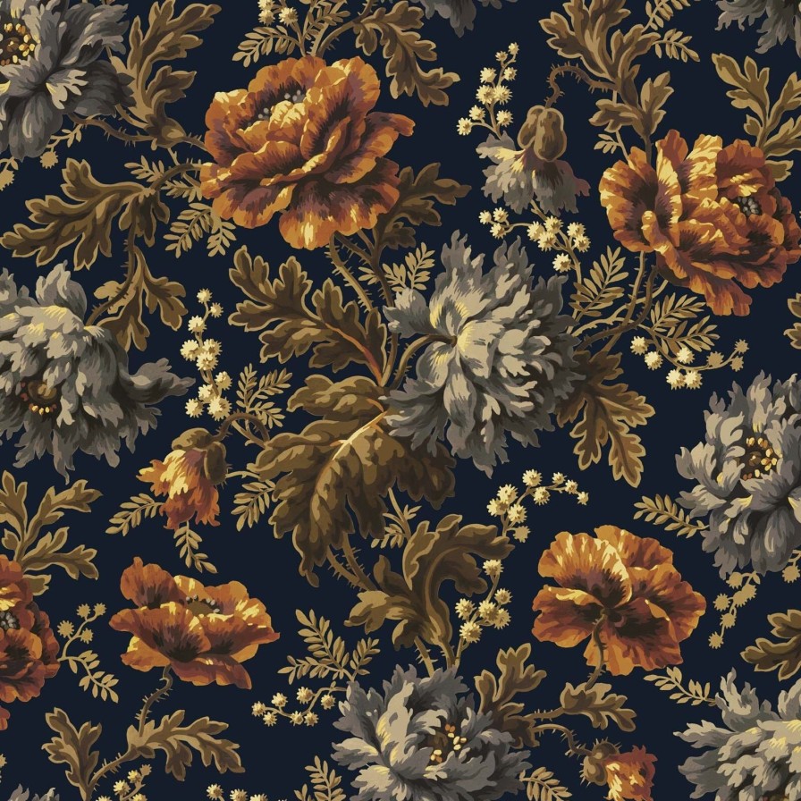 Wallpaper House of Hackney | Opia Wallpaper-Midnight