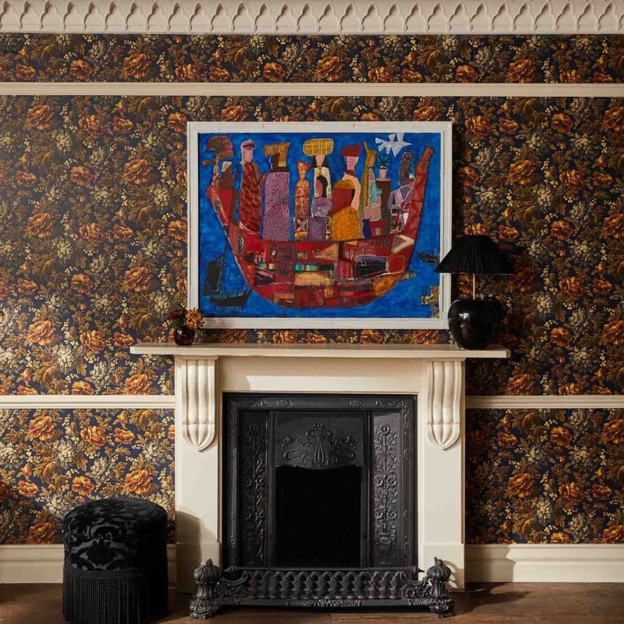 Wallpaper House of Hackney | Opia Wallpaper-Midnight