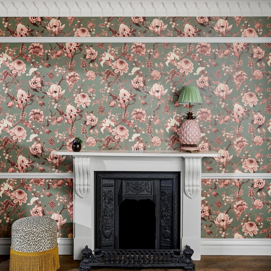 Wallpaper House of Hackney | Artemis Wallpaper-Verdigris