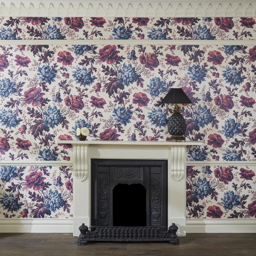 Wallpaper House of Hackney | Opia Magna Wallpaper-Magenta