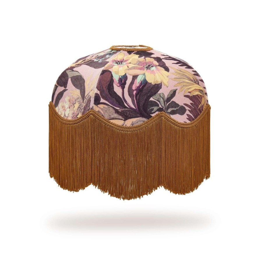 Accessories House of Hackney Lampshades | Limerence Velvet Tilia Lampshade-Rose Quartz