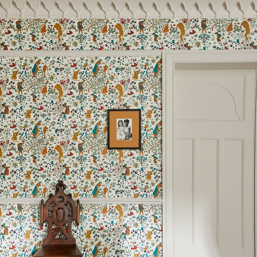 Wallpaper House of Hackney | Alice In Wonderland Wallpaper-Cream