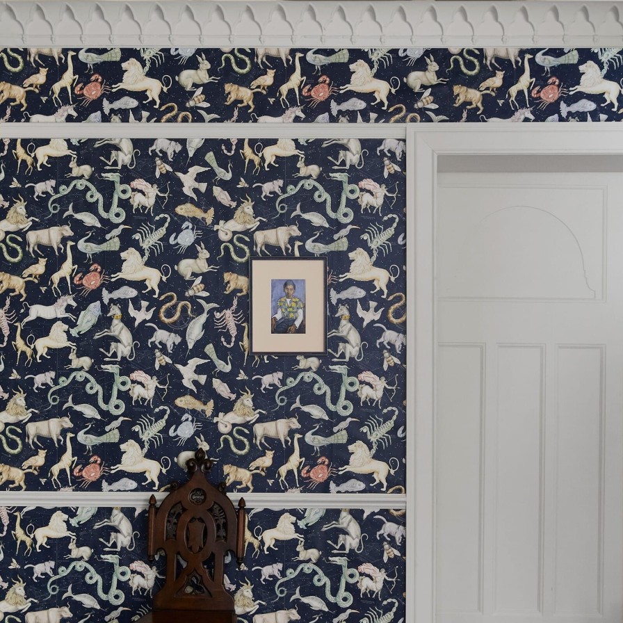 Wallpaper House of Hackney | Cosmos Wallpaper-Midnight