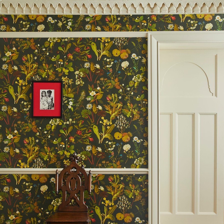 Wallpaper House of Hackney | Herbarium Wallpaper-Forest Green-Spruce