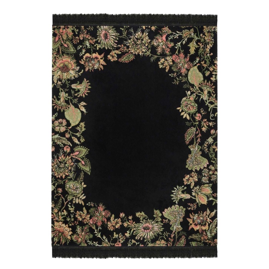 Furnishings House of Hackney Rugs | Flora Fantasia Rug-Noir