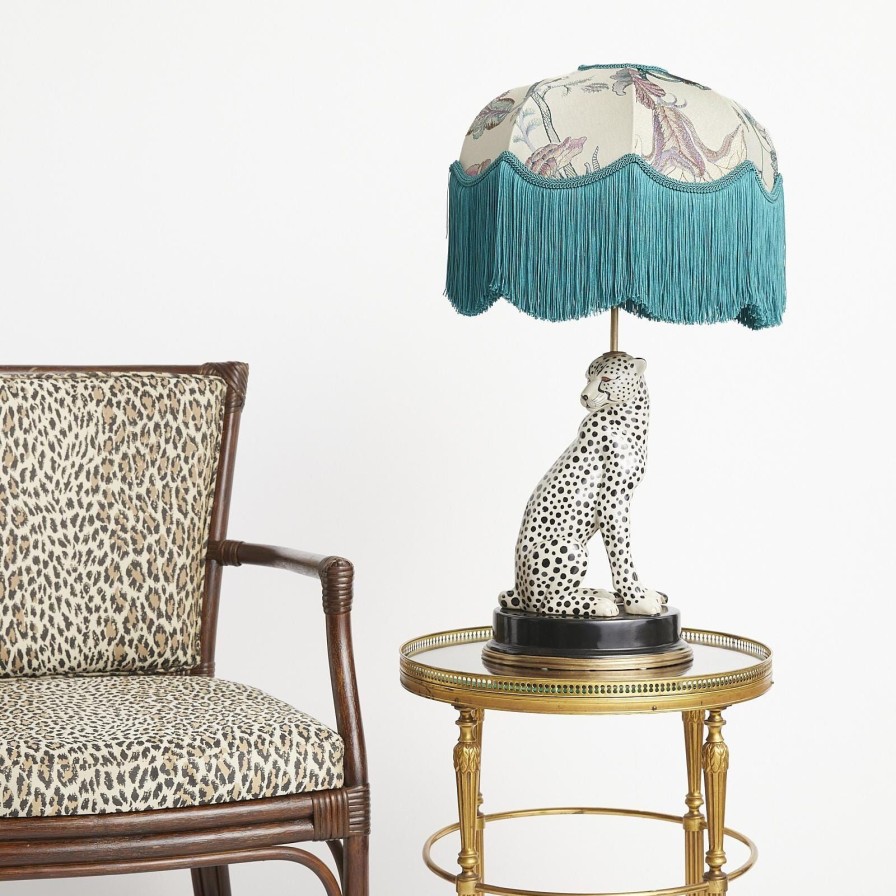 Accessories House of Hackney Lampshades | Artemis Embroidered Linen Tilia-Alabaster