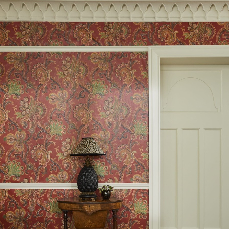 Wallpaper House of Hackney | Palme Cashmir Wallpaper-Henna