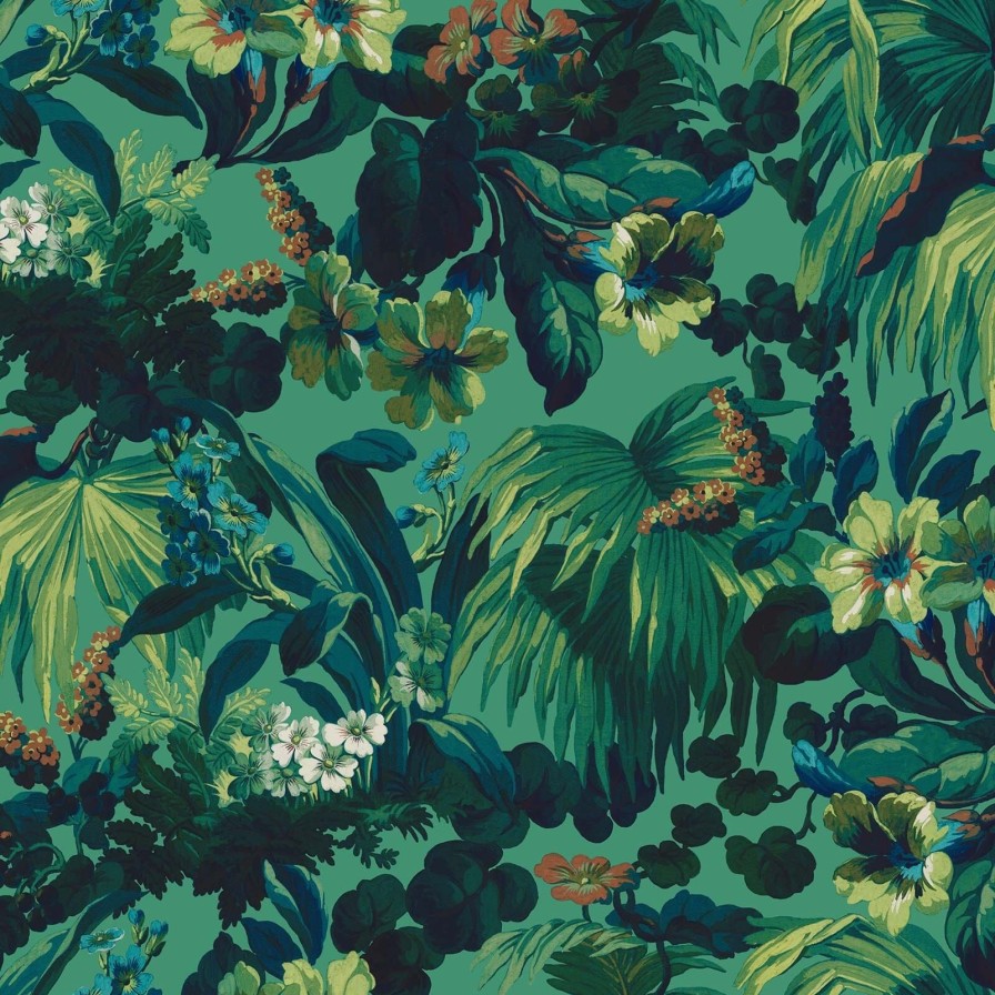 Wallpaper House of Hackney | Limerence Wallpaper-Malachite