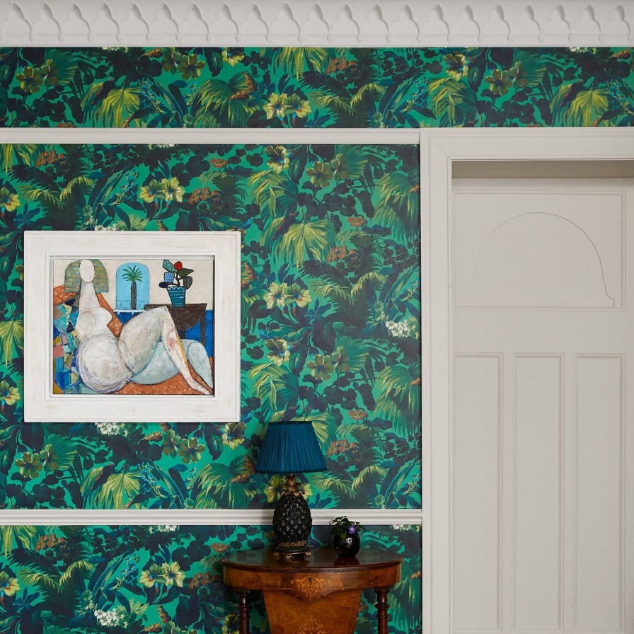 Wallpaper House of Hackney | Limerence Wallpaper-Malachite