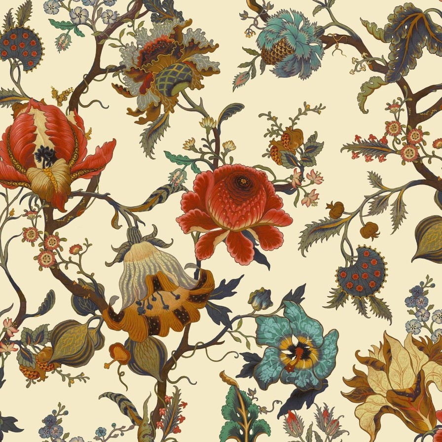 Wallpaper House of Hackney | Artemis Wallpaper-Ecru