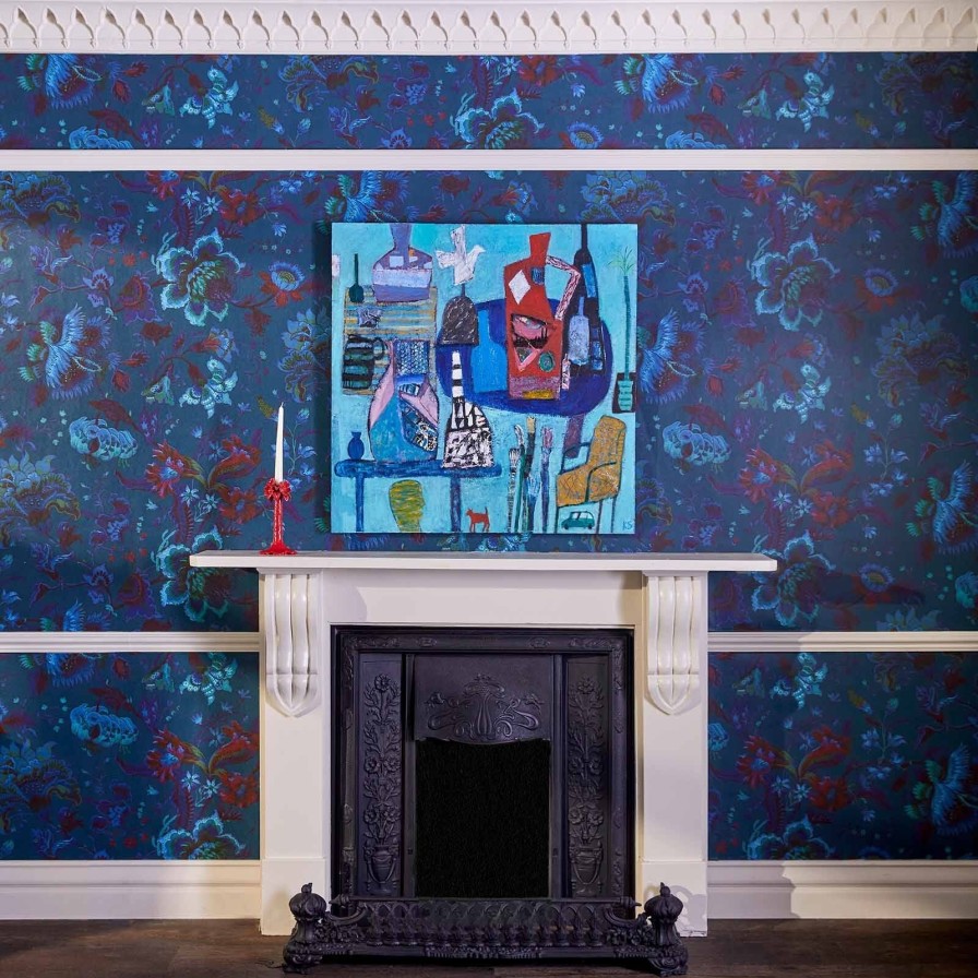 Wallpaper House of Hackney | Majorelle Wallpaper-Petrol