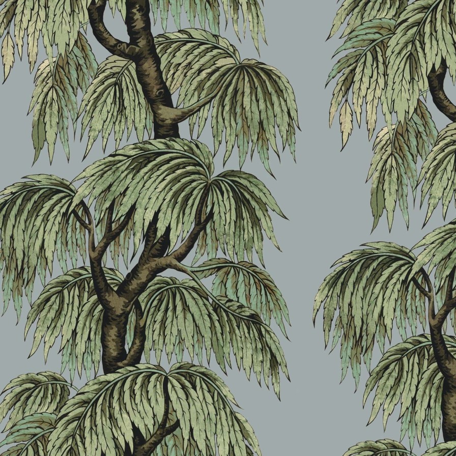Wallpaper House of Hackney | Babylon Wallpaper Dove/Willow