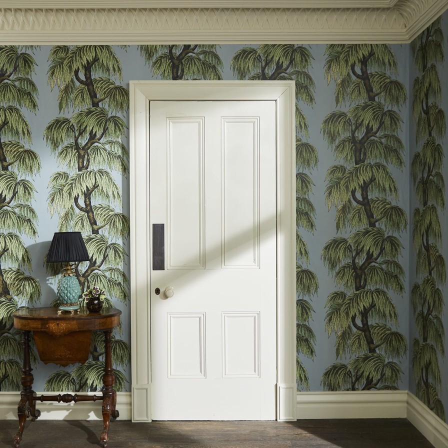 Wallpaper House of Hackney | Babylon Wallpaper Dove/Willow
