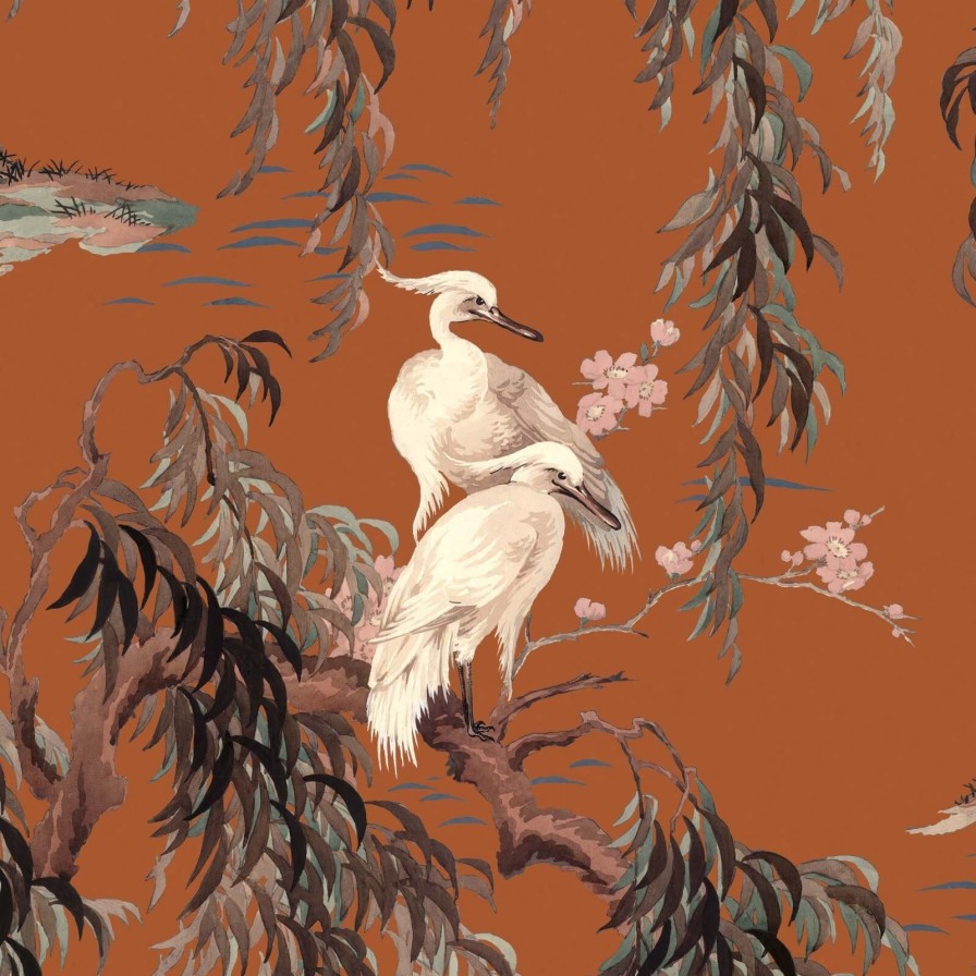 Wallpaper House of Hackney | Zeus Wallpaper-Tobacco