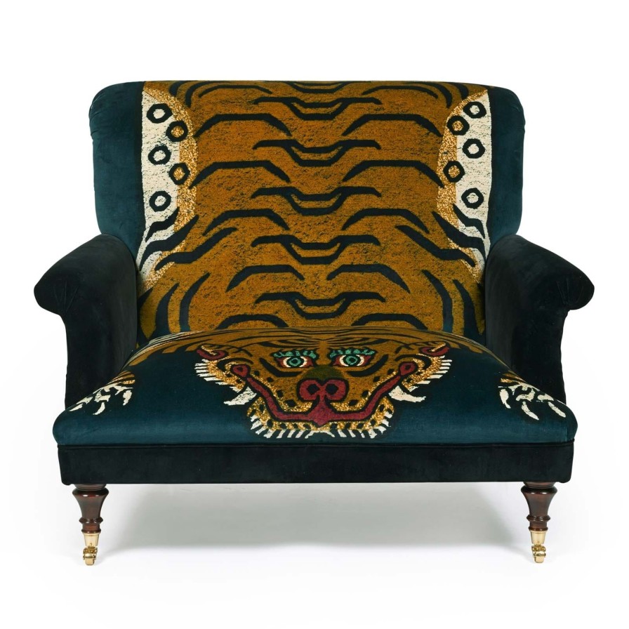Furnishings House of Hackney Love Seats | Bloomsbury Velvet Chair-Saber Love Seat