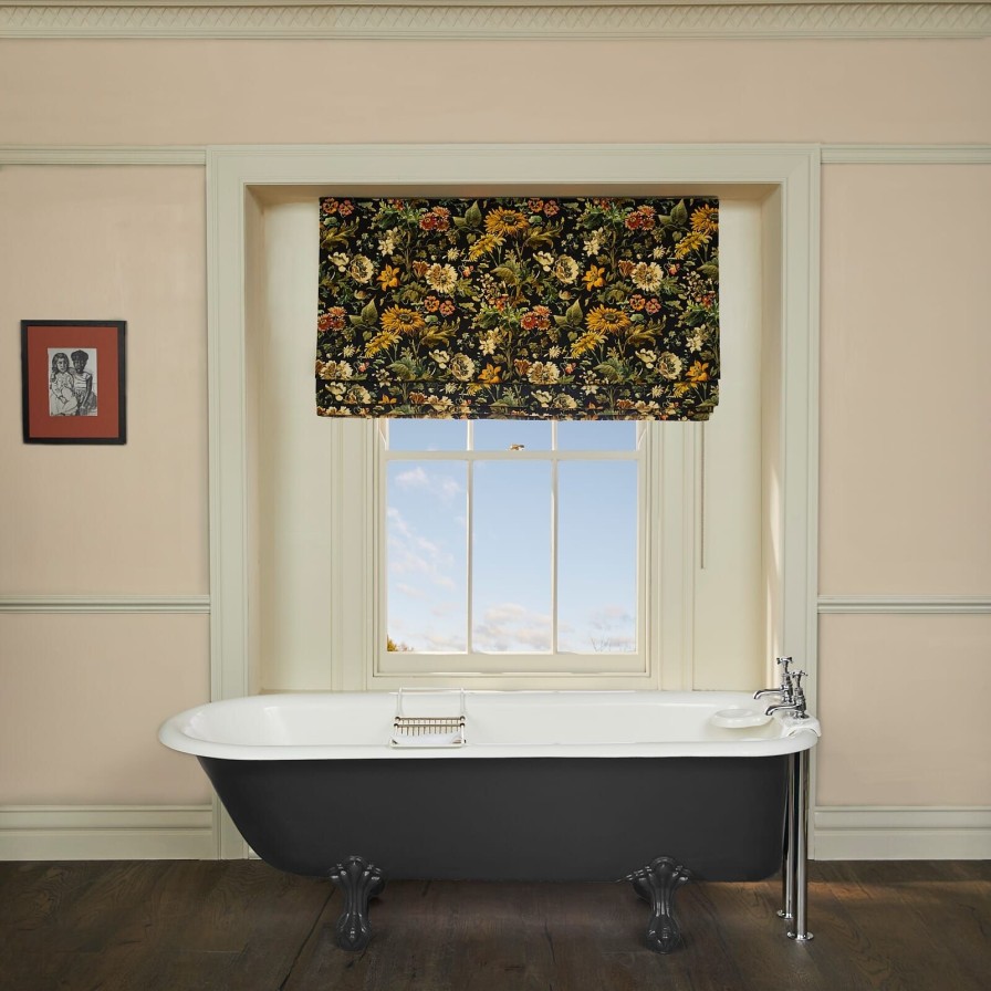 Fabric House of Hackney | Avalon Velvet Blind-Noir