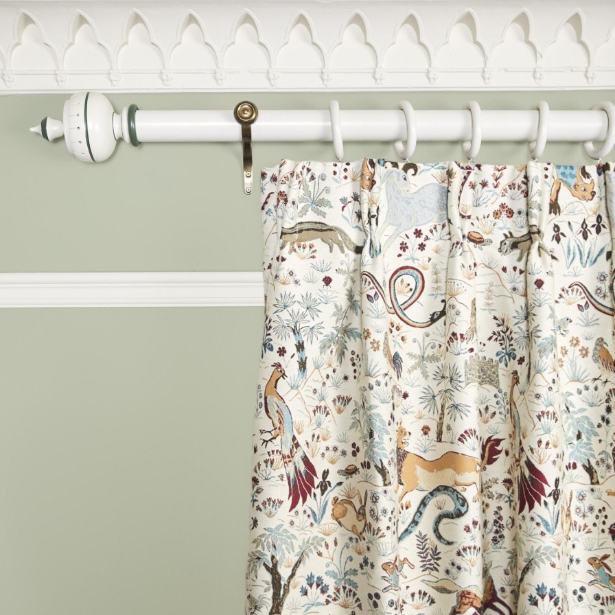 Fabric House of Hackney | Trematonia Jacquard Curtain-Ecru
