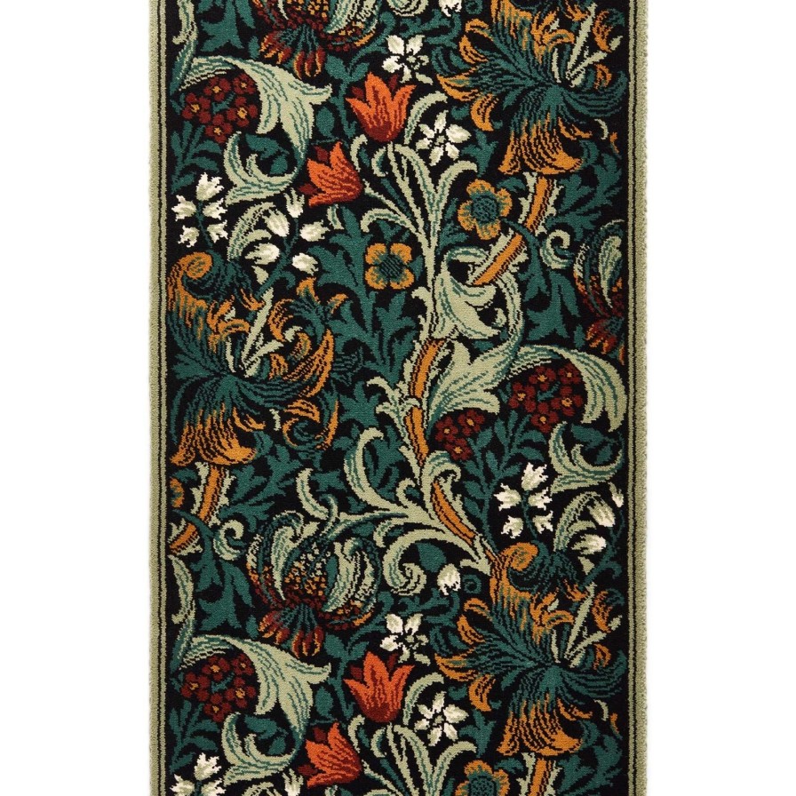 Furnishings House of Hackney Runners | Golden Lily Runner-Midnight