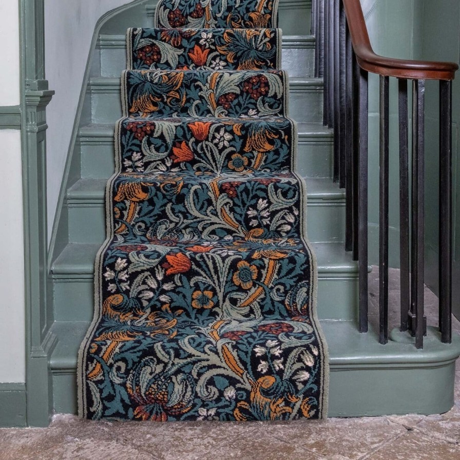 Furnishings House of Hackney Runners | Golden Lily Runner-Midnight