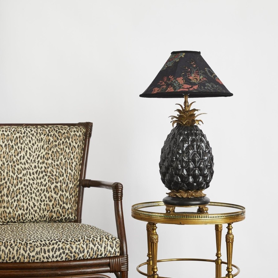 Accessories House of Hackney Lampshades | Persephone Jacquard Romily Lampshade-Noir