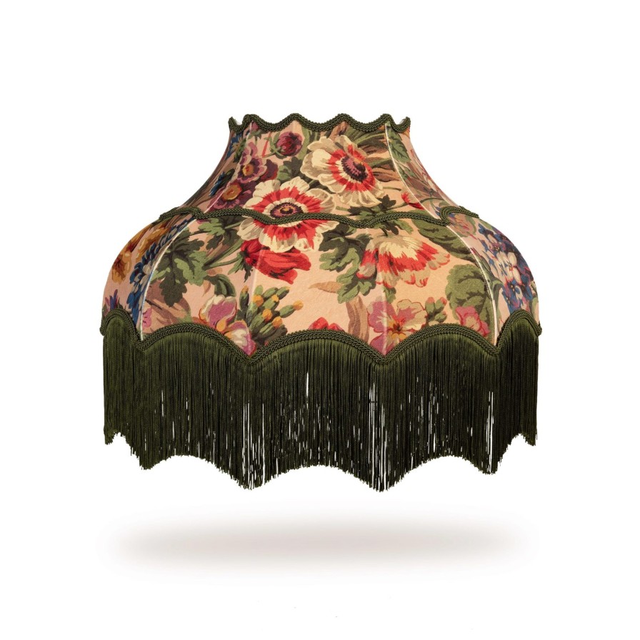 Accessories House of Hackney Lampshades | Florescence Velvet Isabella Lampshade-Alabaster