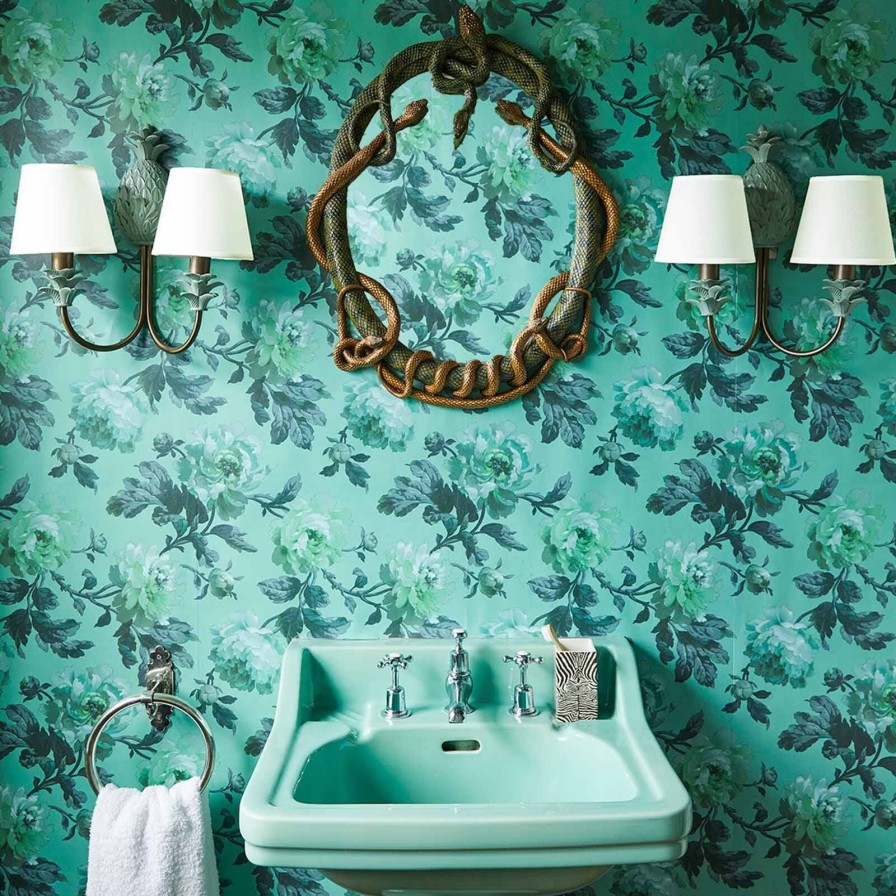 Wallpaper House of Hackney | Peoneden Wallpaper-Absinthe