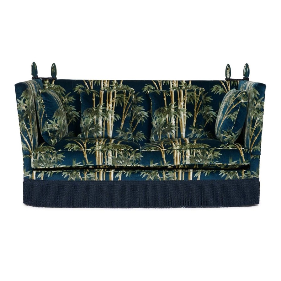 Furnishings House of Hackney Sofas | Bambusa Amhurst Velvet 2-Seater Sofa Midnight