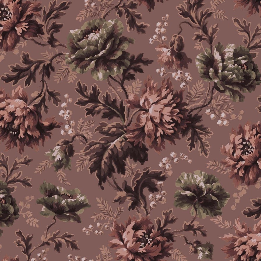 Wallpaper House of Hackney | Opia Wallpaper-Old Rose