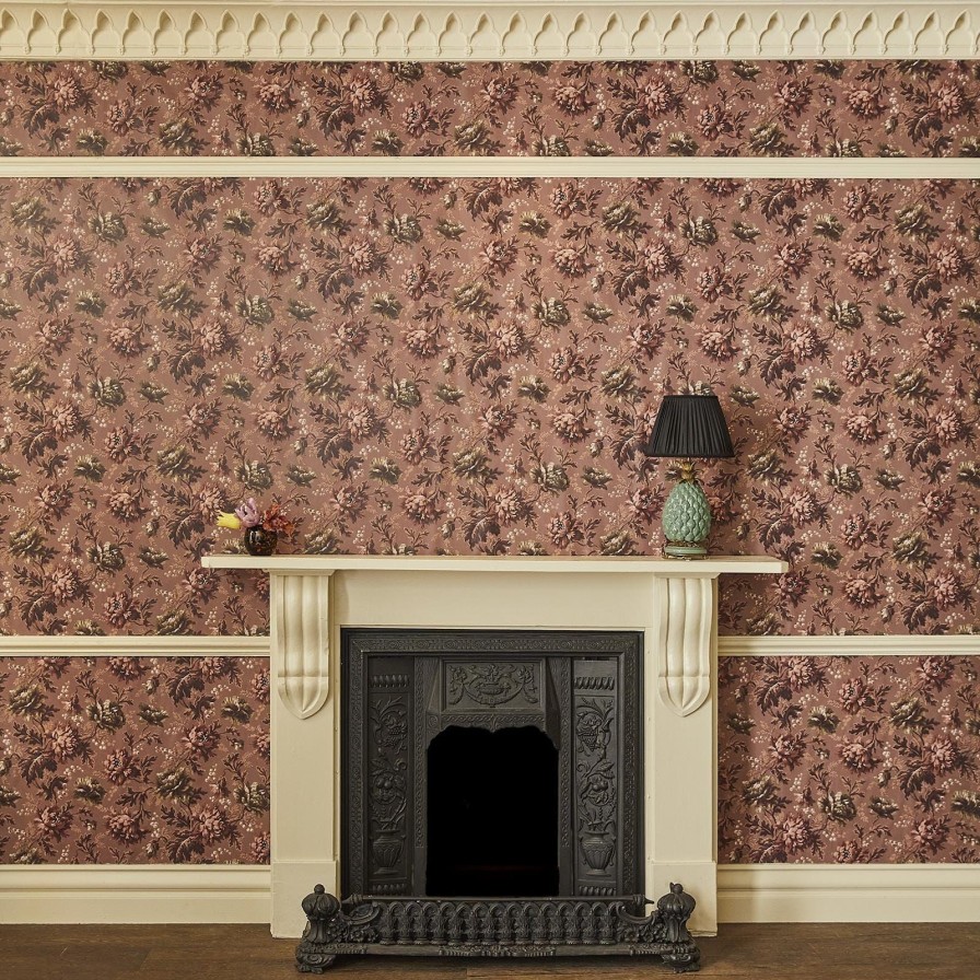 Wallpaper House of Hackney | Opia Wallpaper-Old Rose